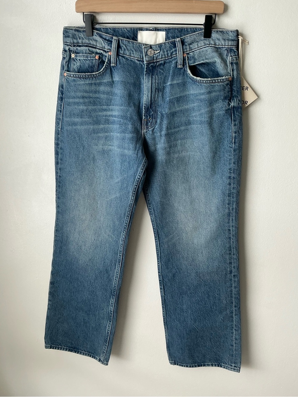 NWT MOTHER SUPERIOR Jeans Lil’ Mother Lil’ Reifler Early Blue Size 31 - Picture 4 of 15
